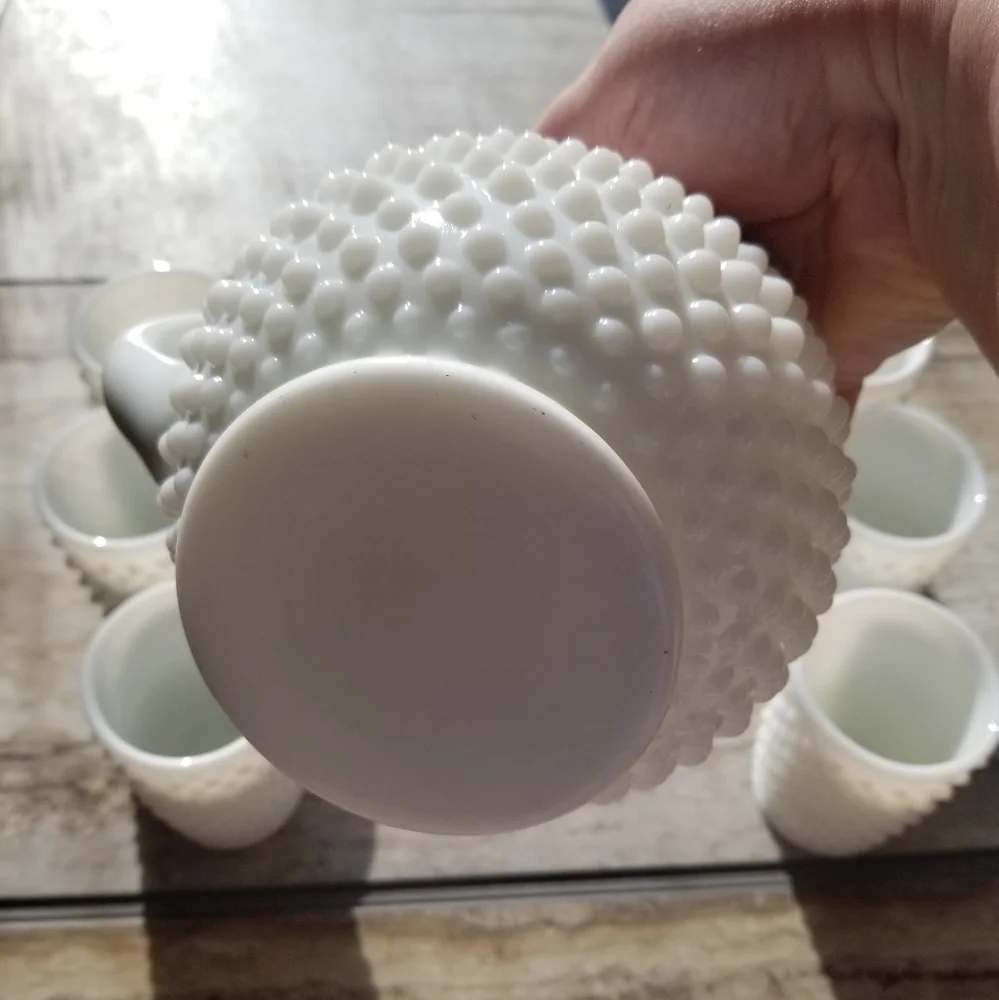 𝐅𝐄𝐍𝐓𝐎𝐍 𝐇𝐨𝐛𝐧𝐚𝐢𝐥 𝐌𝐢𝐥𝐤 𝐆𝐥𝐚𝐬𝐬 𝐏𝐢𝐭𝐜𝐡𝐞𝐫 𝐒𝐞𝐭 - Picture 6 of 10